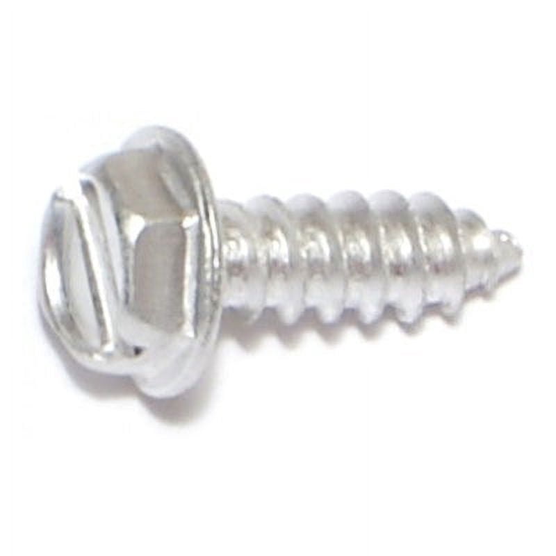 #8 x 1/2" Aluminum Slotted Hex Sheet Metal Screws SMSHWA-066 (100 pcs)