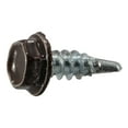 thumbnail image 1 of #8 x 1/2" Brown Painted Zinc Plated Steel Hex Washer Head Gutter Screws, 1 of 1