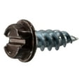 thumbnail image 1 of #8 x 1/2" Brown Painted Zinc Plated Steel Slotted Hex Washer Head Gutter Screws, 1 of 1