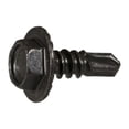thumbnail image 1 of #8 x 1/2" Brown Ruspert Coated Hex Washer Head Self-Drilling Screws (100 pcs.), 1 of 1