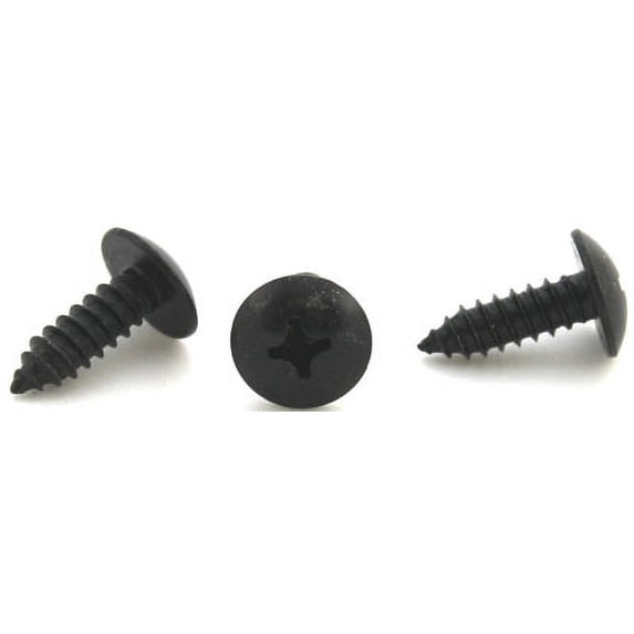 #8 x 1/2" Type AB Self-Tapping Screws / Phillips / Truss Head / Steel / Black Oxide - 10000 Piece Carton