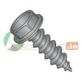 thumbnail image 1 of #8 x 1/2" Type AB Self-Tapping Screws / Unslotted / Hex Washer Head / 18-8 Stainless Steel / Black Oxide (Quantity: 5,000 pcs), 1 of 1