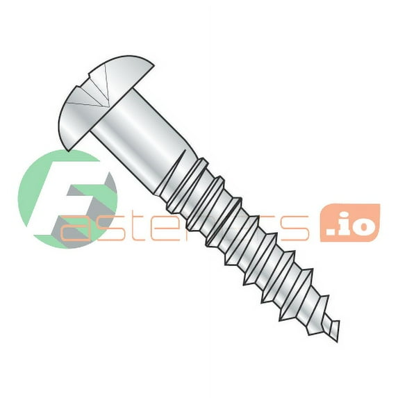 #8 x 1/2" Wood Screws / Phillips / Round Head / Steel / Zinc (Quantity: 8,000 pcs)