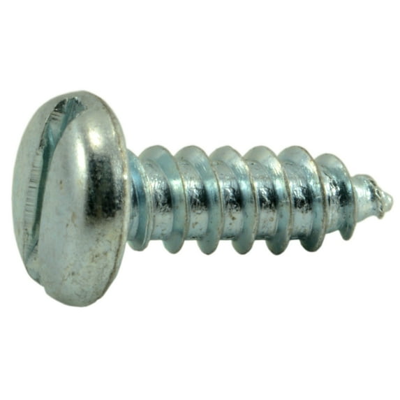 #8 x 1/2" Zinc Slotted Pan Head Sheet Metal Screws SMSPS-253 (80 pcs.)
