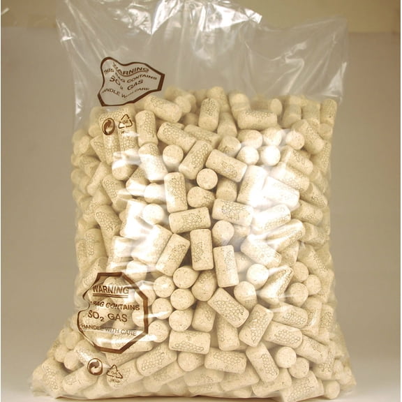 8 x 1 3/4 First Quality Straight Wine Corks 1000 ct