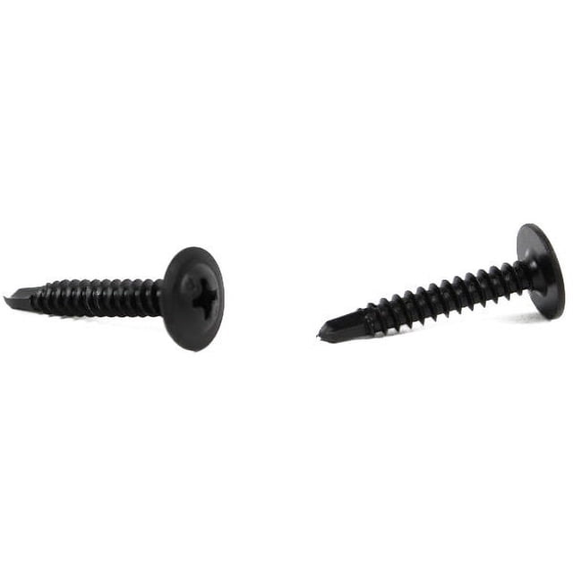 Lexar Industrial Senkkopf-Blechschrauben #8 X 3/4" – 3000 Stück, Schwarz Verzinkt, Selbstbohrend