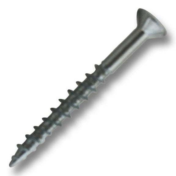 #8 x 1-3/4 in. Zinc Square Drive Flat-Head Coarse Thread with Nibs Self-Tapping 1000 Per Box