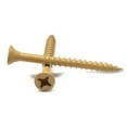 thumbnail image 1 of #8 x 1 5/8 Wood Screw Phillips / Square Drive Flat Head Medium Carbon Steel Tan Paint Pk 1000, 1 of 1