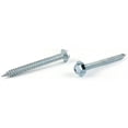 thumbnail image 1 of #8 x 1" Self-Piercing Screws / Unslotted / Hex Washer Head (1/4"AF) / Steel / Zinc / Serrated - 7000 Piece Carton, 1 of 1