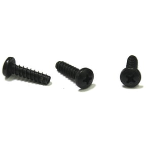 #8 x 1" Thread Forming Screws for Plastics (48-2) / Phillips / Pan Head / Steel / Black Oxide - 5000 Piece Carton
