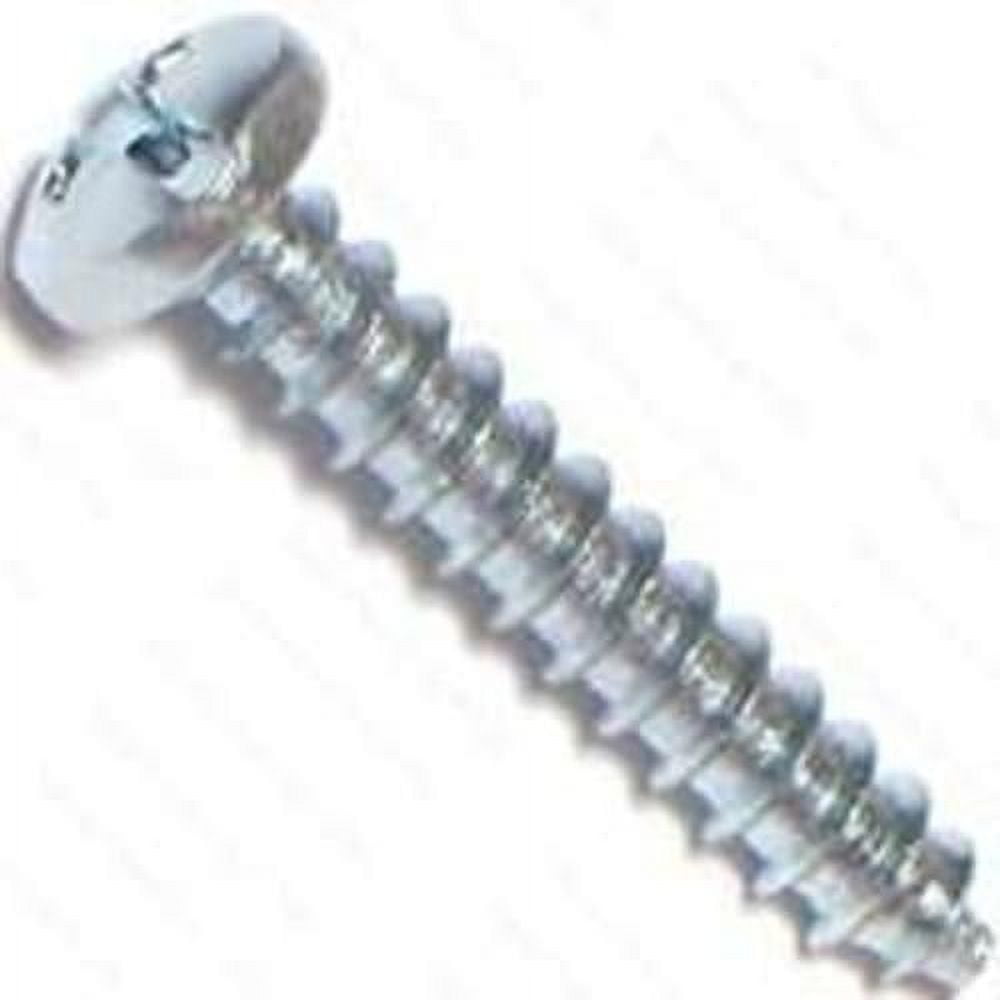 8 x 1" Zinc Plated Steel Combo Pan Head Sheet Metal Screws SMSPS280