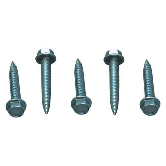 8 x 1 in. Hex Washer Head, Zinc - 500 Per Case