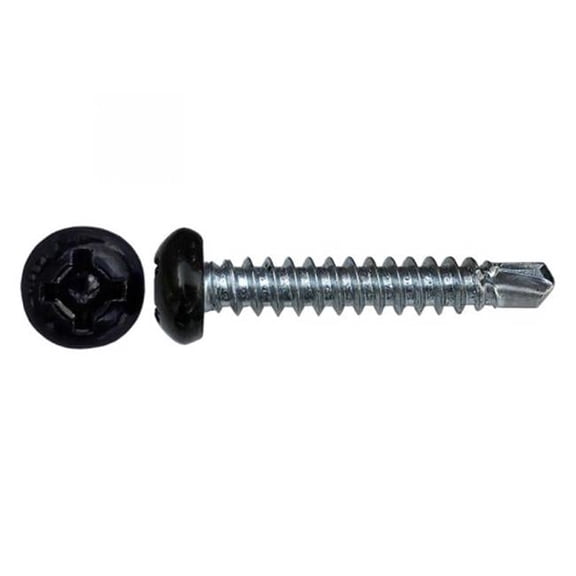 8 x 1 in. Quad Square Recess Pan Head SAE Screws
