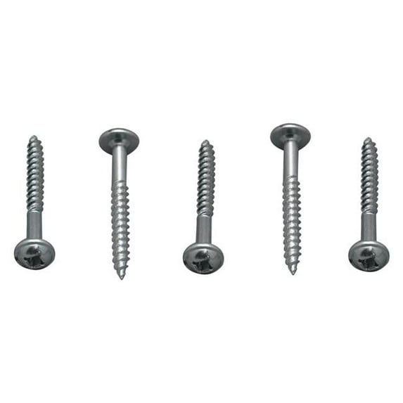 8 x 1 in. Zinc Pan Washer Head Tri-Drive Screw - Pack of 1000