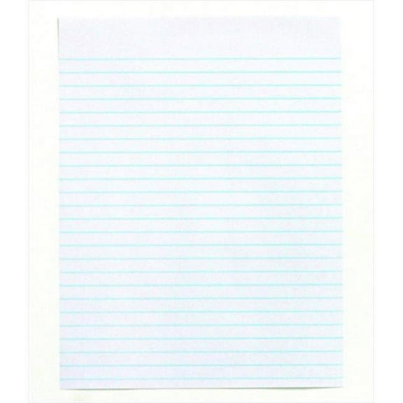 8 x 10.5 In. Sulphite Standard Essay And Composition Paper Without Margin, White, Pack - 500