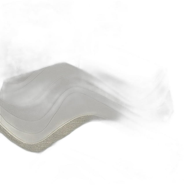 8' x 10' 6" Wool Ivory  Area Rug