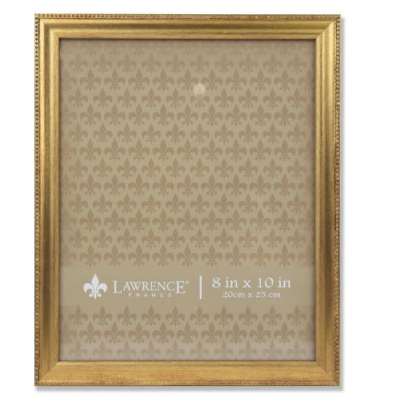 8" x 10" Burnished Gold Picture Frame - Classic Bead Border