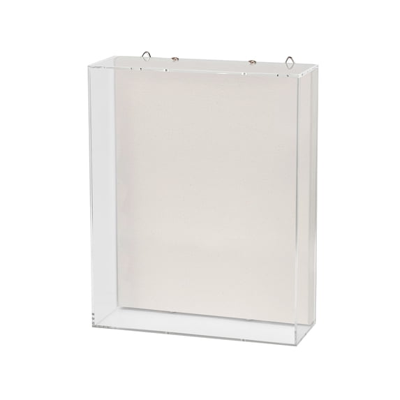 8" x 10" Clear Shadow Box by Studio Décor - Easy Back Loading Frame Includes Pre-attached Hanging Hardware - Horizontal Display - 1 Pack