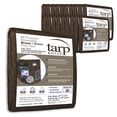 thumbnail image 1 of 8 x 10 Ft. All-Purpose Protection/Coverage 5-mil Poly Tarp, Reversible, Waterproof, Brown/Green, 20-Pack TBG-0810-20, 1 of 3