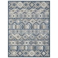 thumbnail image 1 of 8â€™ x 10â€™ Gray Blue Aztec Pattern Indoor Outdoor Area Rug, 1 of 5