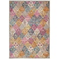 thumbnail image 1 of 8â€™ x 10â€™ Muted Brights Floral Diamond Area Rug, 1 of 6
