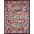 thumbnail image 1 of 8â€™ x 10â€™ Red and Multicolor Decorative Area Rug, 1 of 7