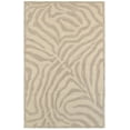 thumbnail image 1 of 8â€™ x 10' Taupe Zebra Pattern Area Rug, 1 of 8