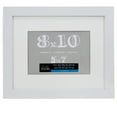 thumbnail image 1 of 8" x 10" White Belmont Picture Frame with 5" x 7" Mat by Studio Decor - Includes Pre-attached Hanging Hardware - Horizontal or Vertical Display - MDF - 1 Pack, 1 of 2