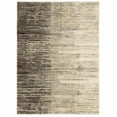 thumbnail image 1 of 8 x 10 ft. Beige & Gray Abstract Power Loom Stain Resistant Rectangle Area Rug, 1 of 1