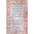 thumbnail image 1 of 8 x 10 ft. Berry Red Oriental Power Loom Stain Resistant Rectangle Area Rug - Red - 8 x 10 ft., 1 of 1