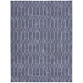 thumbnail image 1 of 8 x 10 ft. Blue & Ivory Geometric Power Loom Washable Rectangle Area Rug, 1 of 1