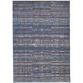 thumbnail image 1 of 8 x 10 ft. Blue Purple & Brown Floral Power Loom Rectangle Area Rug - Blue and Purple, 1 of 1