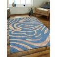 thumbnail image 1 of 8 x 10 ft. Contemporary Hand Tufted Woolen Area Rug, Blue, 1 of 1