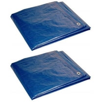 8 x 10 ft. Cut Size of Tarp, Blue