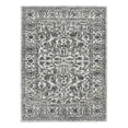 thumbnail image 1 of 8 x 10 ft. Grey Floral Power Loom Rectangle Area Rug, 1 of 1