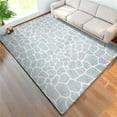 thumbnail image 1 of 8 x 10 ft. Grey & Ivory Animal Print Handmade Non Skid Rectangle Area Rug, 1 of 1
