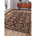 thumbnail image 1 of 8 x 10 ft. Hand Knotted Afghan Wool & Silk Area Rug, Multicolor - Kazak, 1 of 1