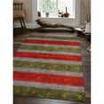 thumbnail image 1 of 8 x 10 ft. Hand Knotted Loom Woolen Area Rug, Green & Blue - Contemporary, 1 of 1