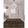 thumbnail image 1 of 8 x 10 ft. Hand Tufted Shag Polyester Solid Area Rug, Silver & White, 1 of 1