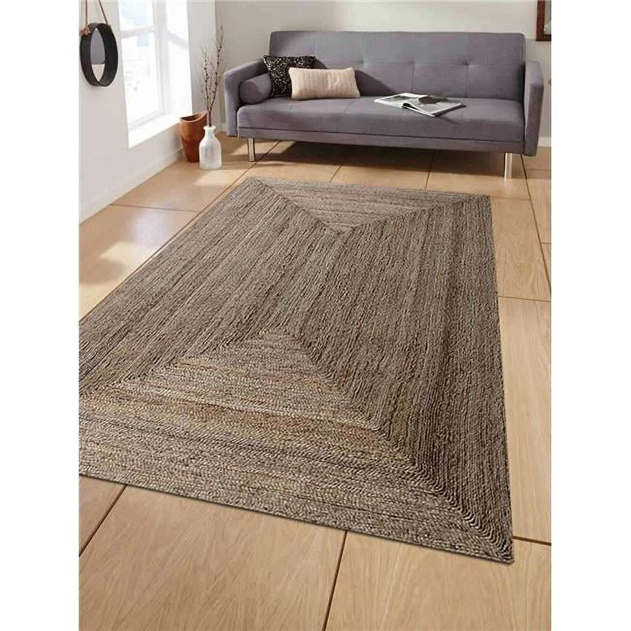 8 x 10 ft. Hand Woven Jute Eco-Friendly Oriental Rectangle Area Rug ...