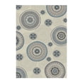 thumbnail image 1 of 8 x 10 ft. Ivory & Grey Geometric Rectangle Area Rug, 1 of 1