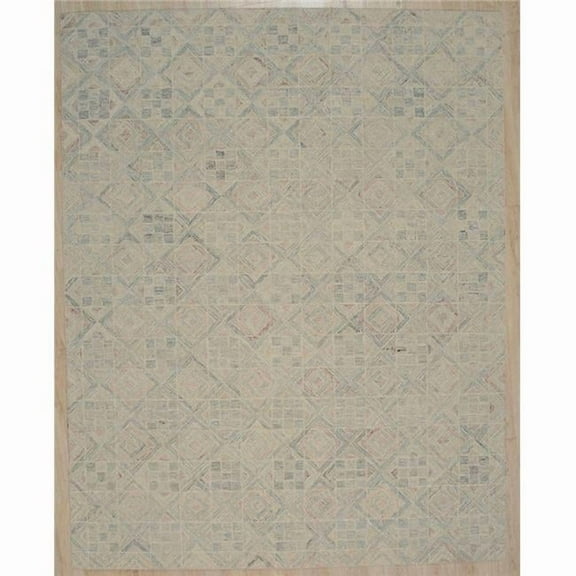 8 x 10 ft. Modern Transitional Hand Tufted Area Rug, Multi Color