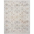 thumbnail image 1 of 8 x 10 ft. Oriental Power Loom Distressed Area Rug with Fringe, Ivory & Gray, 1 of 1