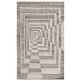 thumbnail image 1 of 8 x 10 ft. Rina Abstract Patterns Indoor Outdoor Large Area Rug, Beige & Ivory, 1 of 1