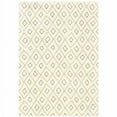 thumbnail image 1 of 8 x 10 ft. Sand Ash Gray & Ivory Geometric Power Loom Stain Resistant Rectangle Area Rug, 1 of 1
