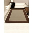 thumbnail image 1 of 8 x 10 ft. Solid Hand Tufted Wool Rectangle Area Rug, Beige & Brown, 1 of 1