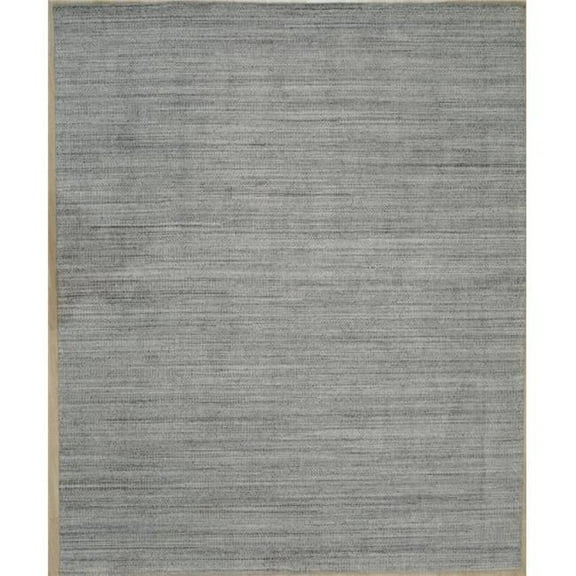 8 x 10 ft. Super Grass Contemporary Area Rug, Silver