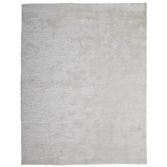 8 x 10 ft. White Shag Hand Tufted Handmade Rectangle Area Rug - White - 8 x 10 ft.