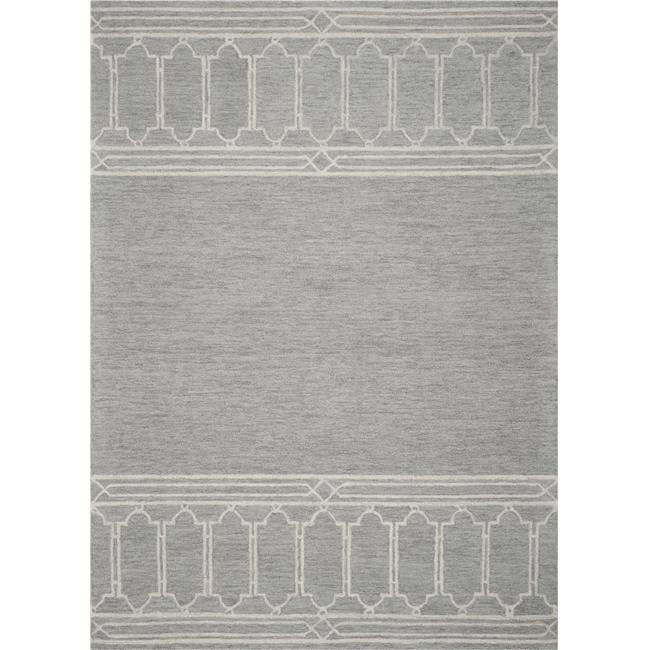Handmade Marciga Gray Wool 8' x 10' Area Rug