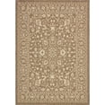 thumbnail image 1 of 8' x 11.25' Brown and Beige Border Rectangular Outdoor Area Throw Rug, 1 of 6